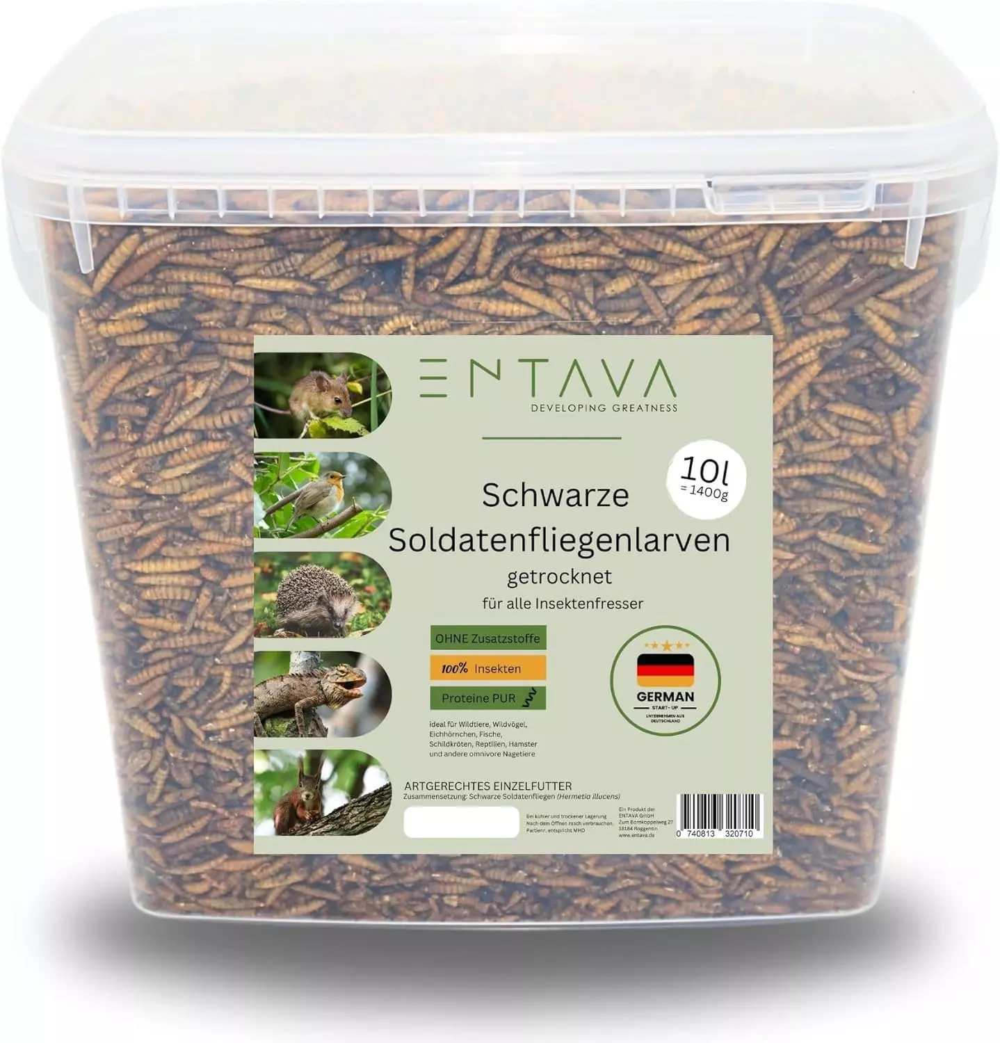 ENTAVA-Soldatenfliegenlarven