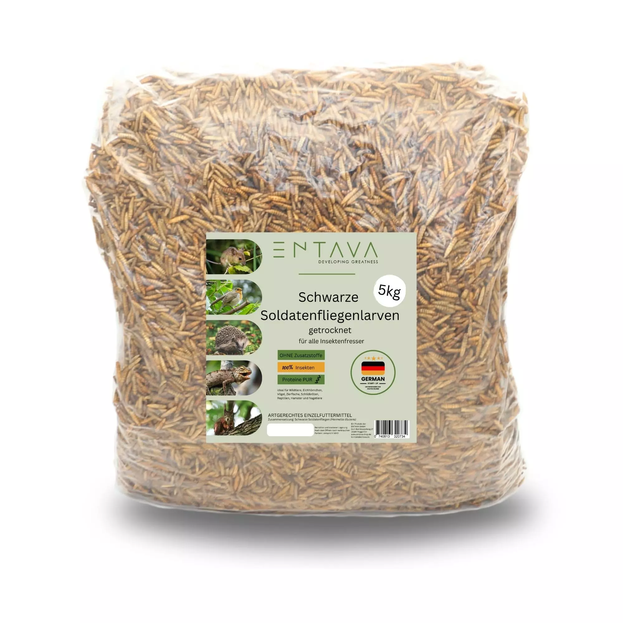 SPENDE Igelhilfe Schulzendorf: 5kg Soldatenfliegenlarven getrocknet