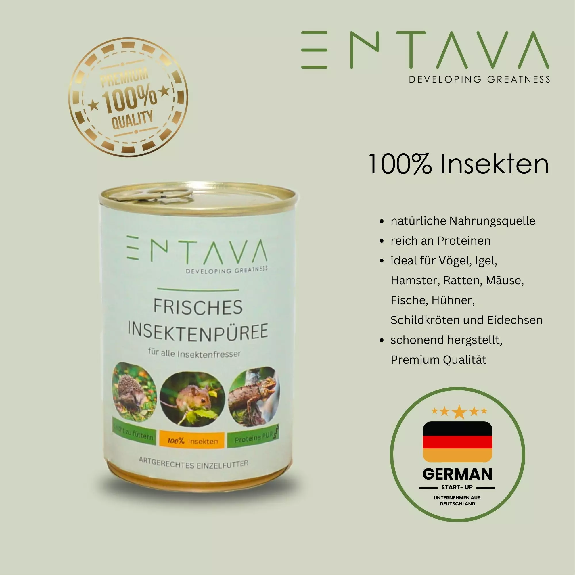 Insektenfutter für Wildtiere und Heimtiere