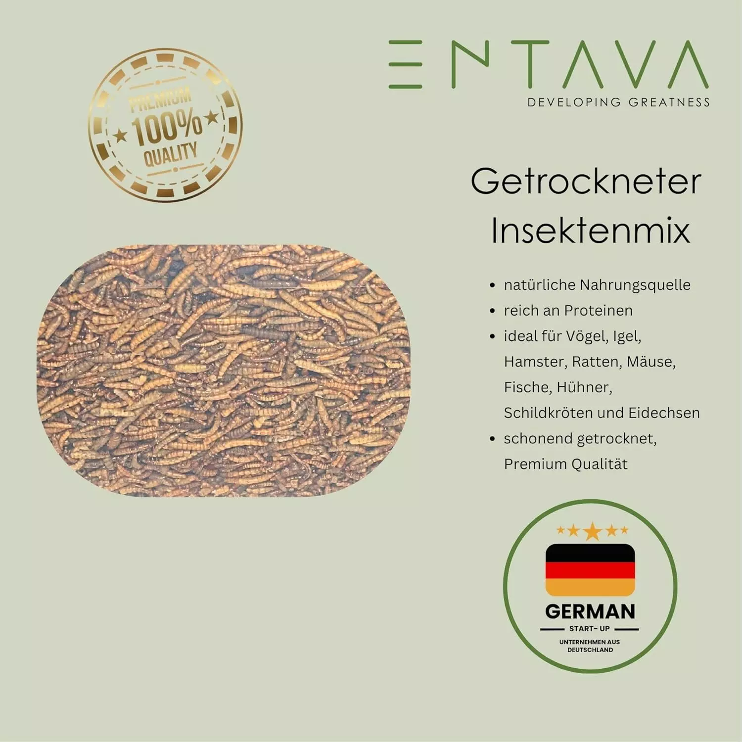 ENTAVA 5kg nachhaltiger Insektenmix